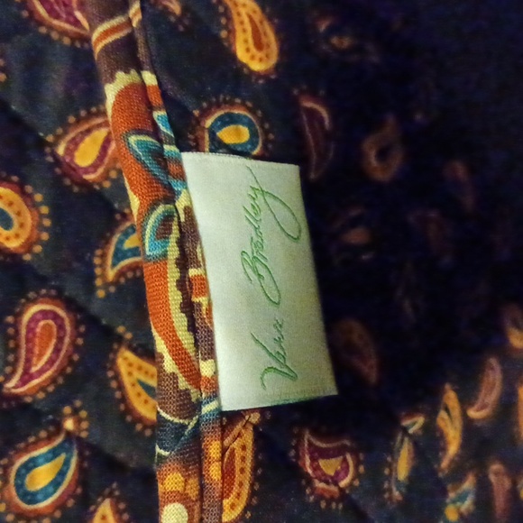 Vera Bradley Tote Vintage Zip Closure - Picture 8 of 10